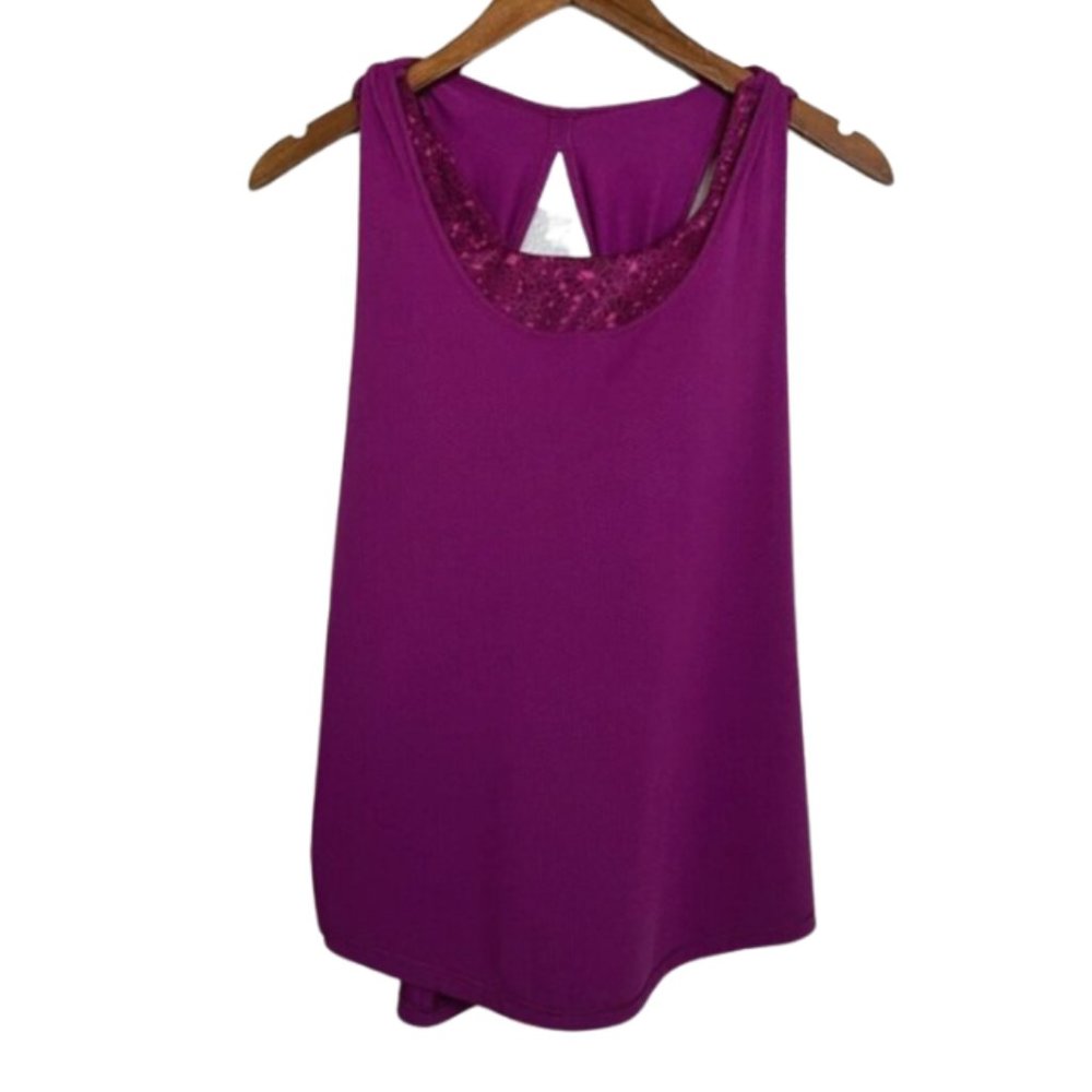 Lululemon Open Back Built In Bra Tank Top